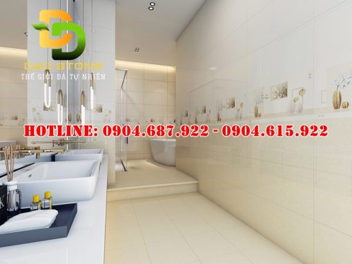 Mẫu gạch phòng tắm Vitto 40x80 vtdd7714