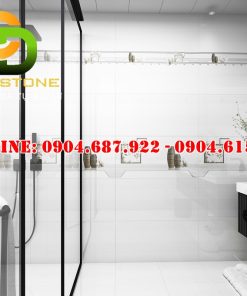 Mẫu gạch phòng tắm Vitto 40x80 VTDD7718