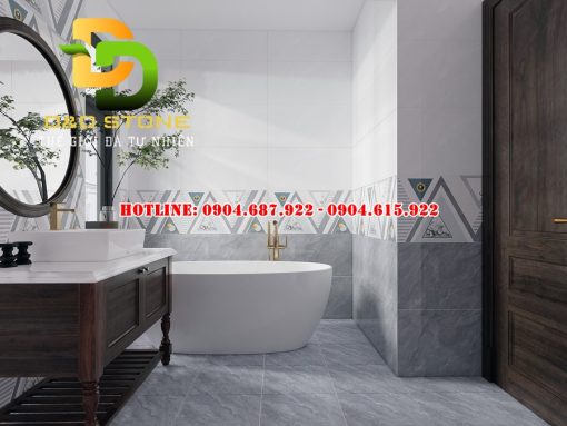 Mẫu gạch phòng tắm Vitto 40x80 VTDD09756