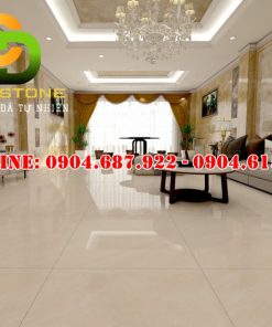 Gạch lát nền Prime 80x80 màu vàng kem
