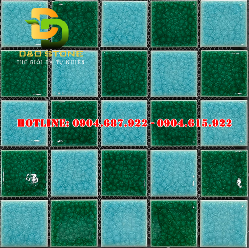 Gạch mosaic gốm men rạn DDMS4818