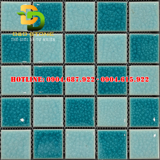 Gạch mosaic gốm men rạn DDMS4819