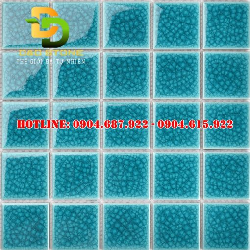 Gạch mosaic gồm vuông men rạn DDMS4803