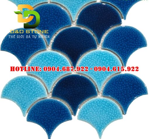 Gạch mosaic gốm vảy cá DDMS0005