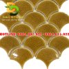 Gạch mosaic gồm vảy cá vàng DDMS0006