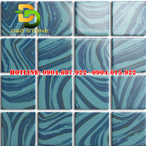 Gạch mosaic gốm vuông giả đá DDMS0061