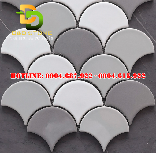 Gạch mosaic gốm vảy cá DDMS079