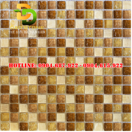 Gạch mosaic thủy tinh rạn DDMS018