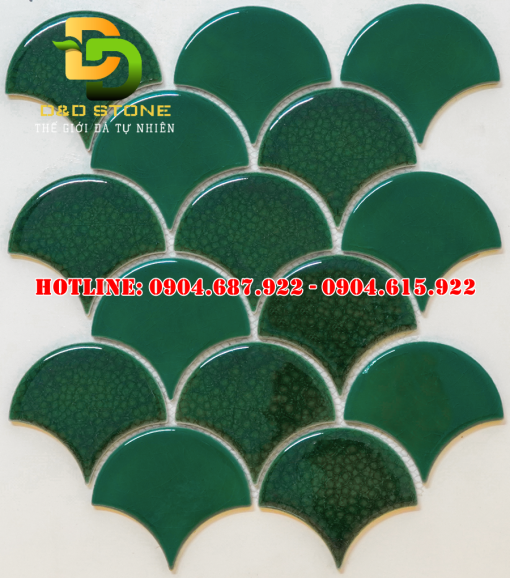 Gạch mosaic gốm vảy cá DDMS0081