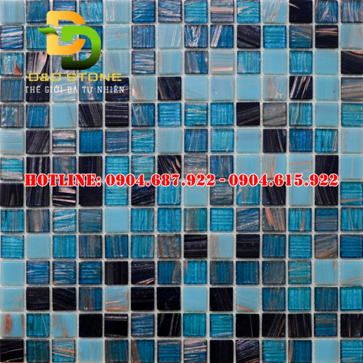 Gạch mosaic thủy tinh xà cừ DDMS2015