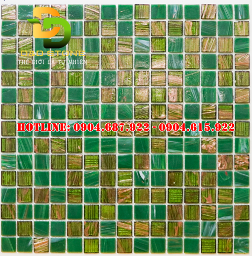 Gạch mosaic thủy tinh xà cừ DDMS2007