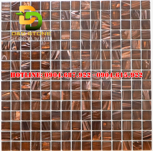 Gạch mosaic thủy tinh xà cừ