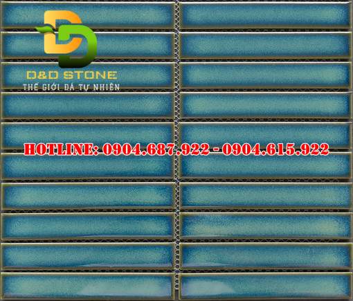 Gạch mosaic gốm thẻ men bóng DDMST0046