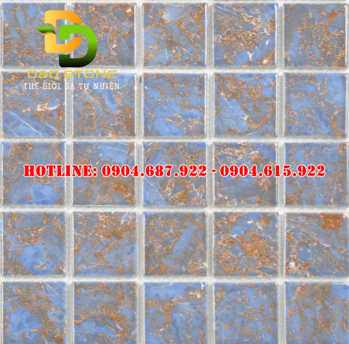 Gạch mosaic gốm vuông men sứ bóng DDMS0055