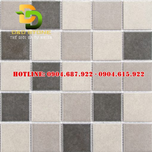Gạch mosaic gốm vuông men sứ DDMS0057