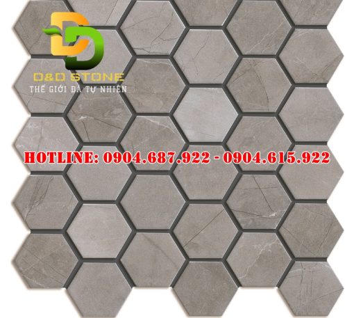Gạch mosaic gốm sứ lục giác DDMST0066