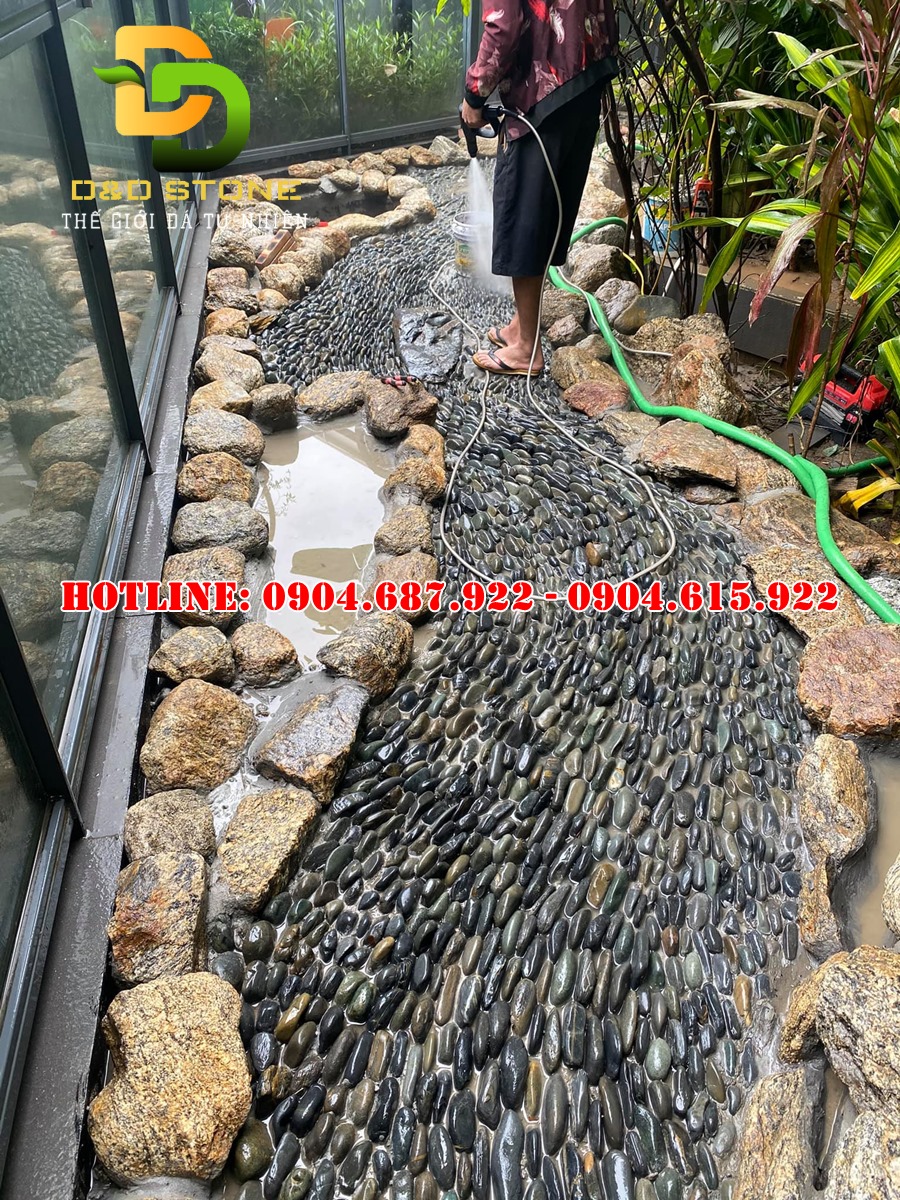 phân phối sỏi trang trí sân vườn