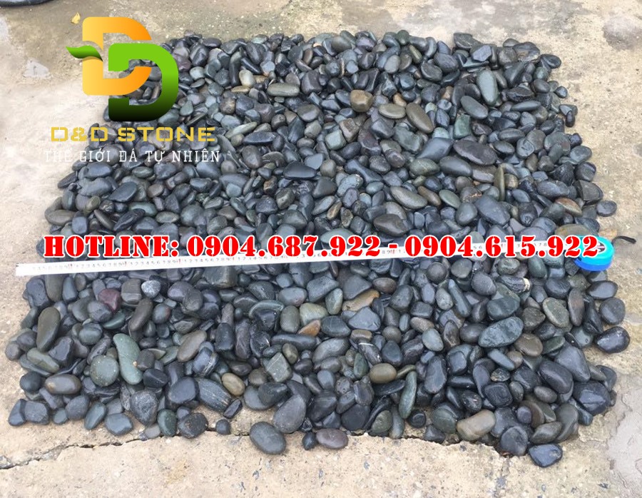 bán sỏi đen rải sân vườn