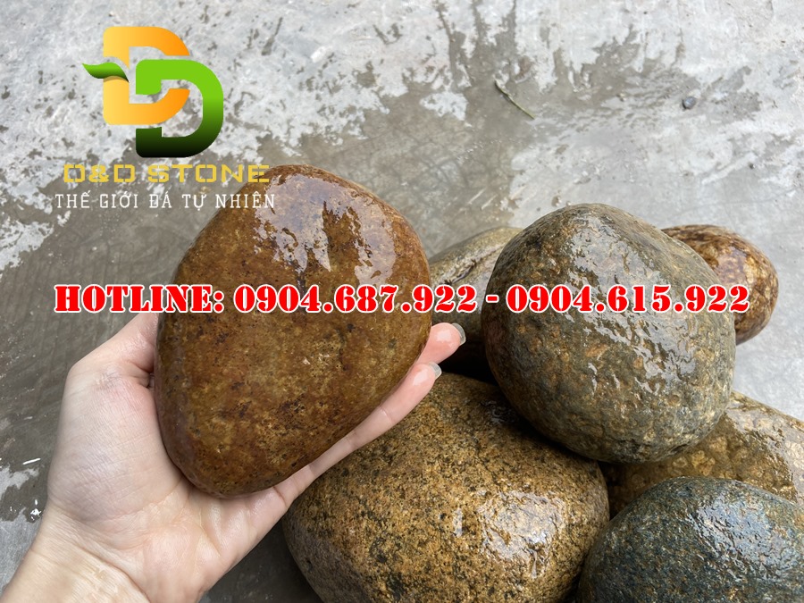 bán sỏi cuội to trang trí