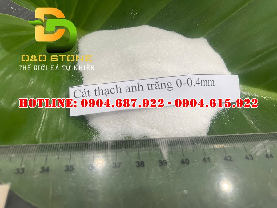 Cát trắng mịn pha sơn