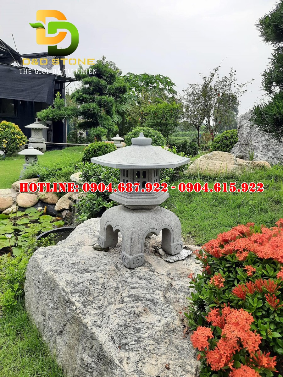 mẫu đèn đá sân vườn
