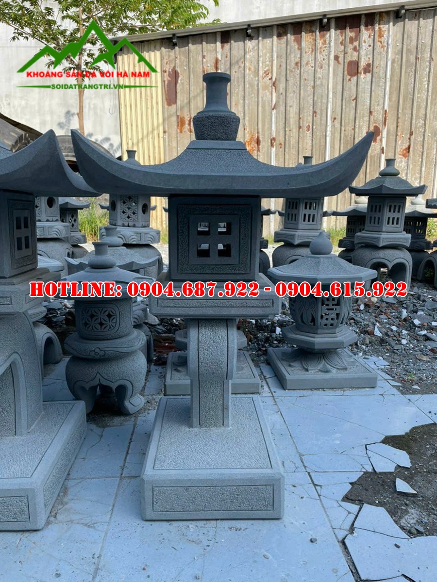 đèn đá nhật trang trí sân vườn