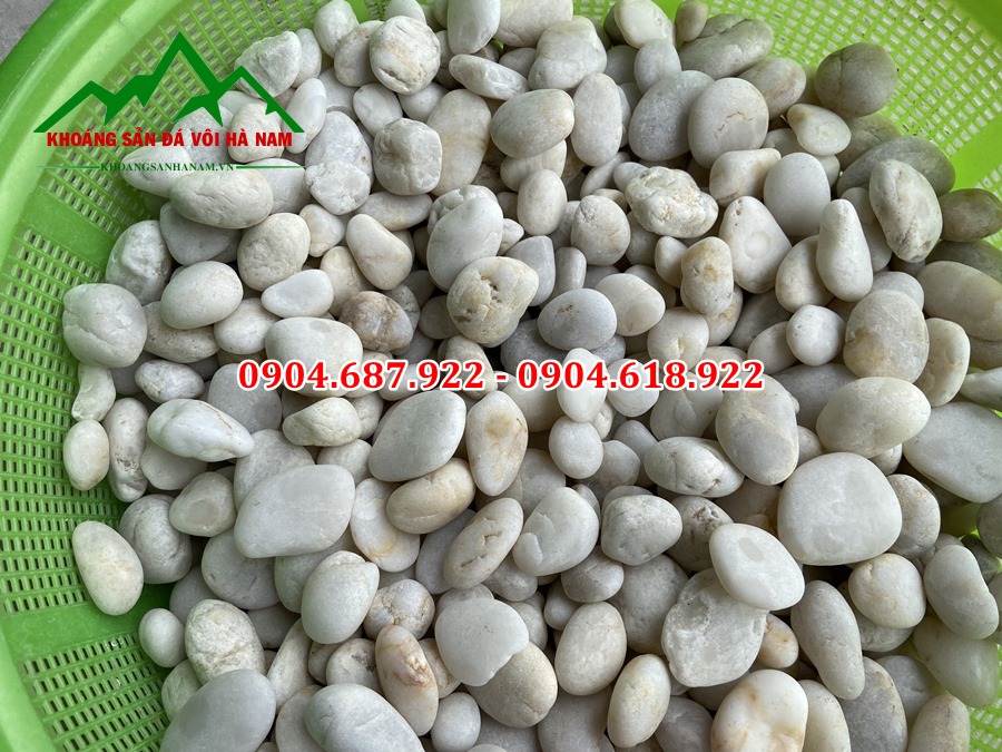 bán sỏi trắng trang trí