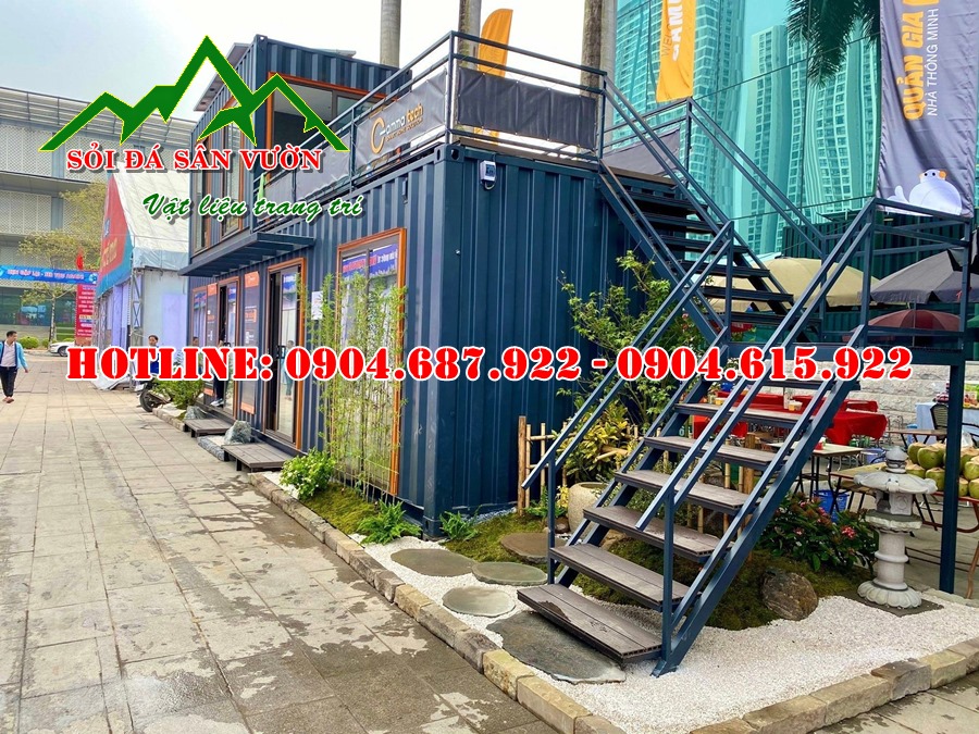 sỏi trang trí sân vườn