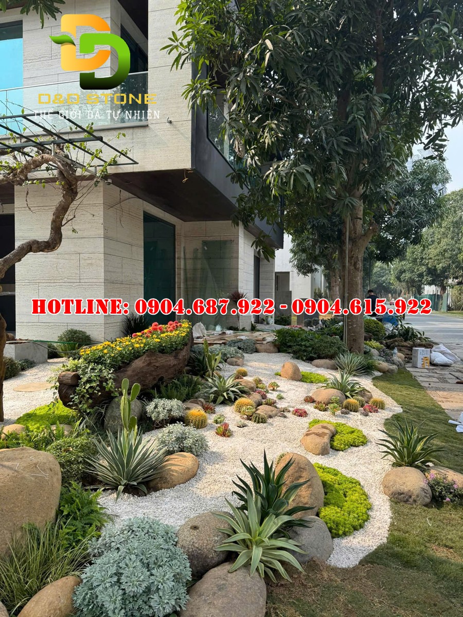 sỏi rải trang trí tại hà nội