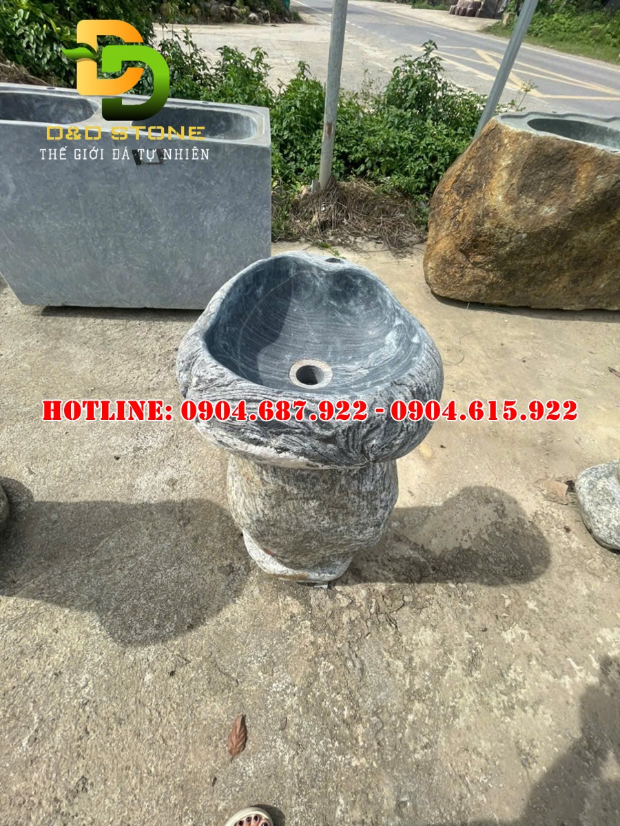 cung cấp chậu rửa tay đá cuội